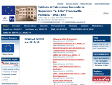 Tablet Screenshot of liceolilla.it
